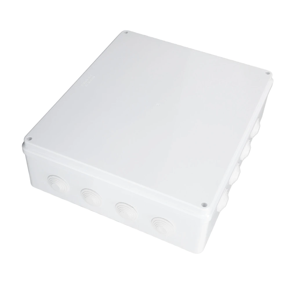 Electrical Junction Box ABS Waterproof Pre Drilled Electric Project Case for Indoor Outdoor Use 400 X 350 X 120mm