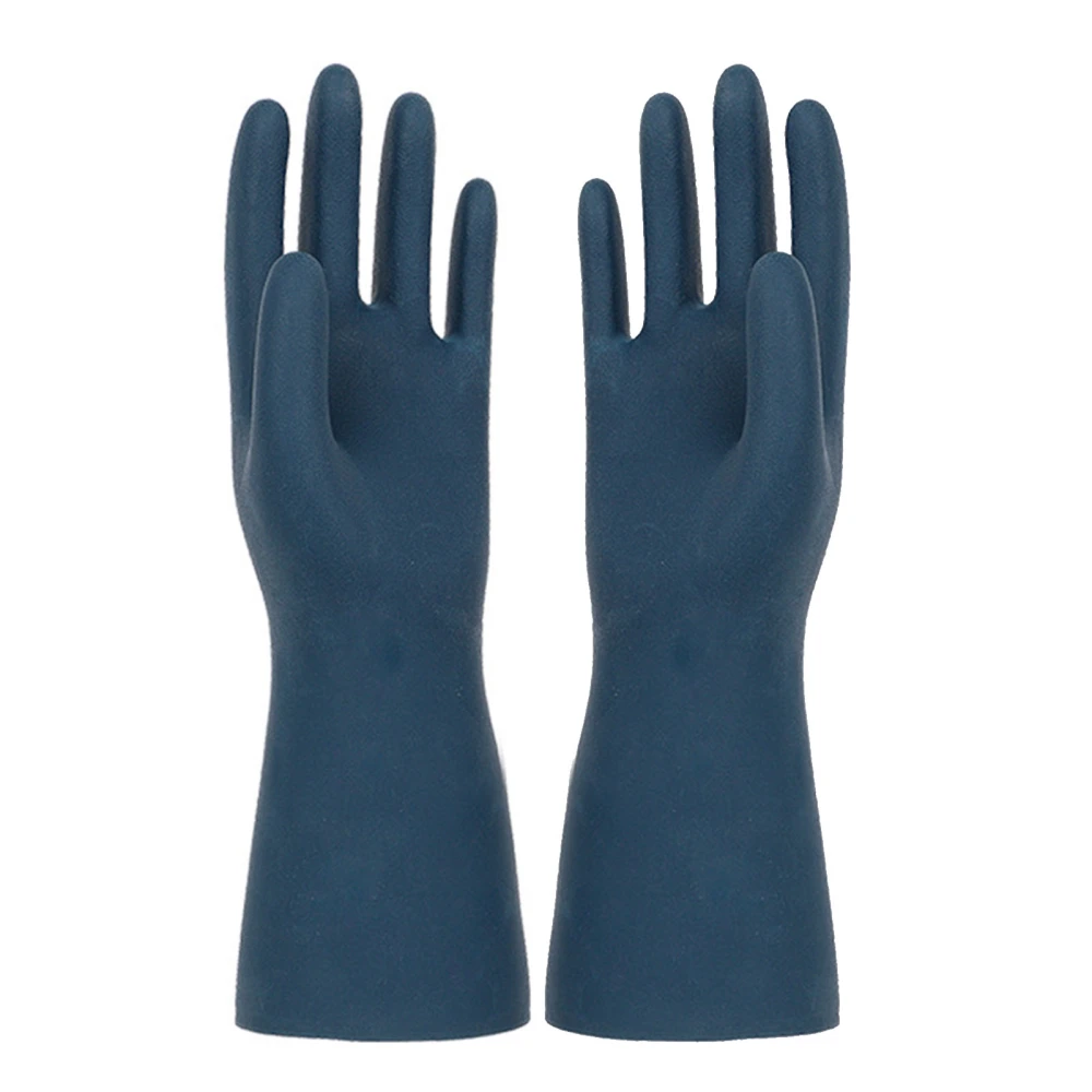 1 Pair Working Gloves Neoprene Rubber Chemical Resistant Work Gloves Hands Protection for Agriculture Gardening L