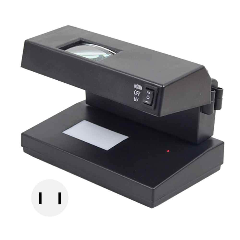 Counterfeit Bill Detector 15W UV LED Money Checker Currency Detector with Magnifying Glass