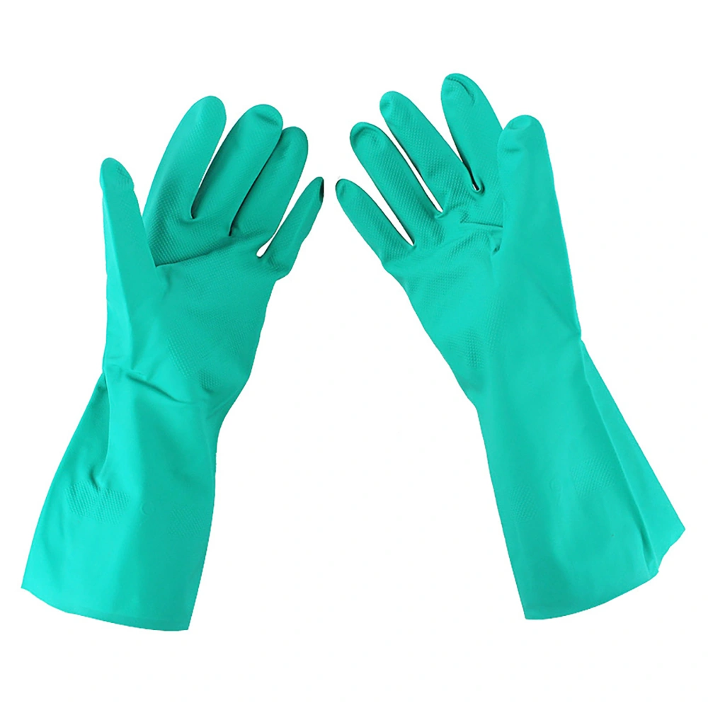 Chemical Resistant Gloves NBR Industrial Acid Alkali Solvent Oil Aging Abrasion Resistance for Work EN15Fx8