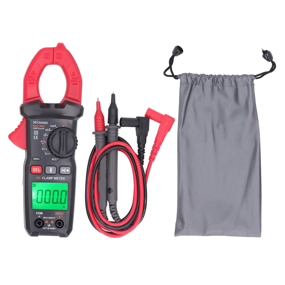 Digital Clamp Meter Handheld Electrical Voltage Tester Electrical Tool for Measurement