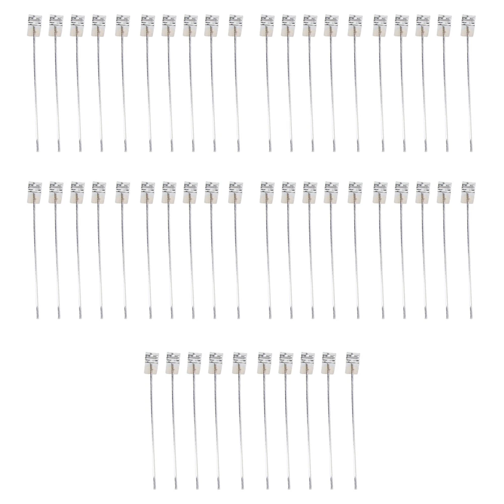 50PCS Slot Board Hook 20cm 3.3mm Aluminum Alloy Slat Wall Hanging Hook for Home Shopping Mall