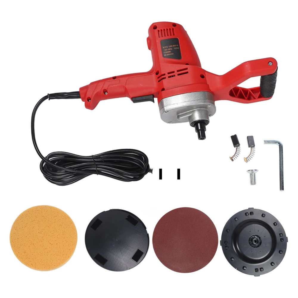 Electric Concrete Plaster Wall Smoothing Polishing Machine Handheld Cement Mortar Plastering Trowel US Plug 110V