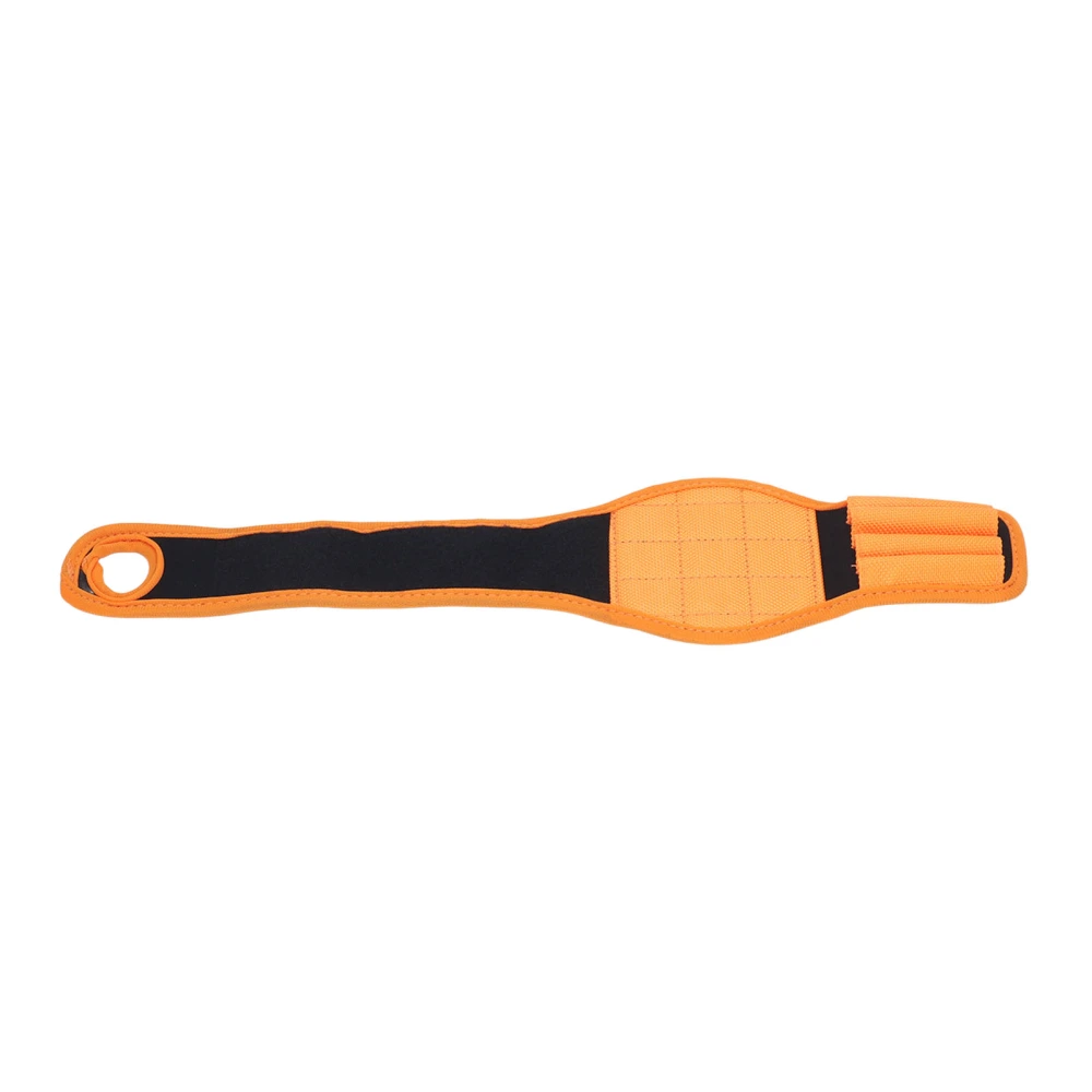 Wrist Magnet Tool Belt Orange 9 Magnets Wrap Around Magnetic Wristband Tool Holder for Nails Screws