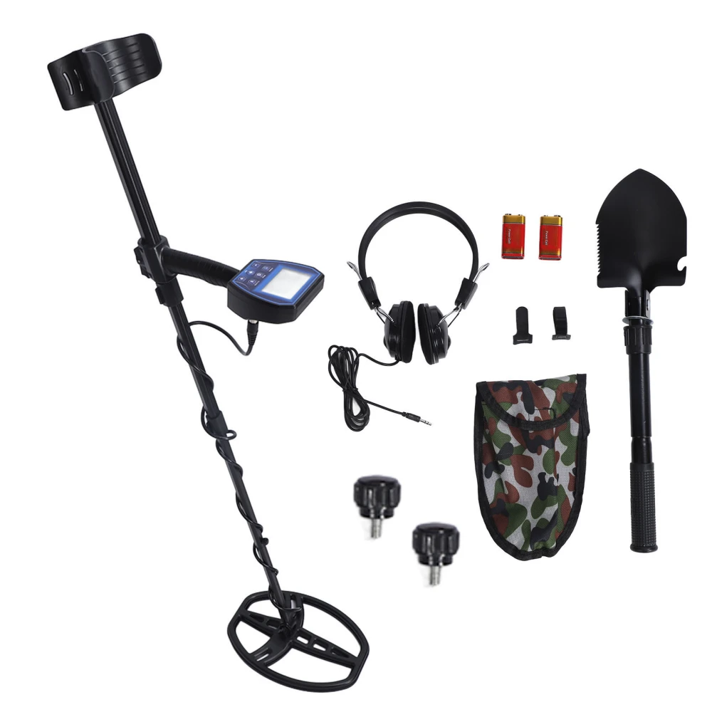 Underground Metal Detector Handheld Portable Waterproof Adjustable Pulse Digital Treasure Hunting Tool