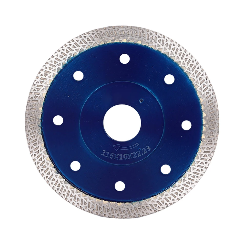 Diamond Saw Blade Circular Ripple Wheel Disc Angle Grinder Blade for Ceramic Tile Cutting Blue