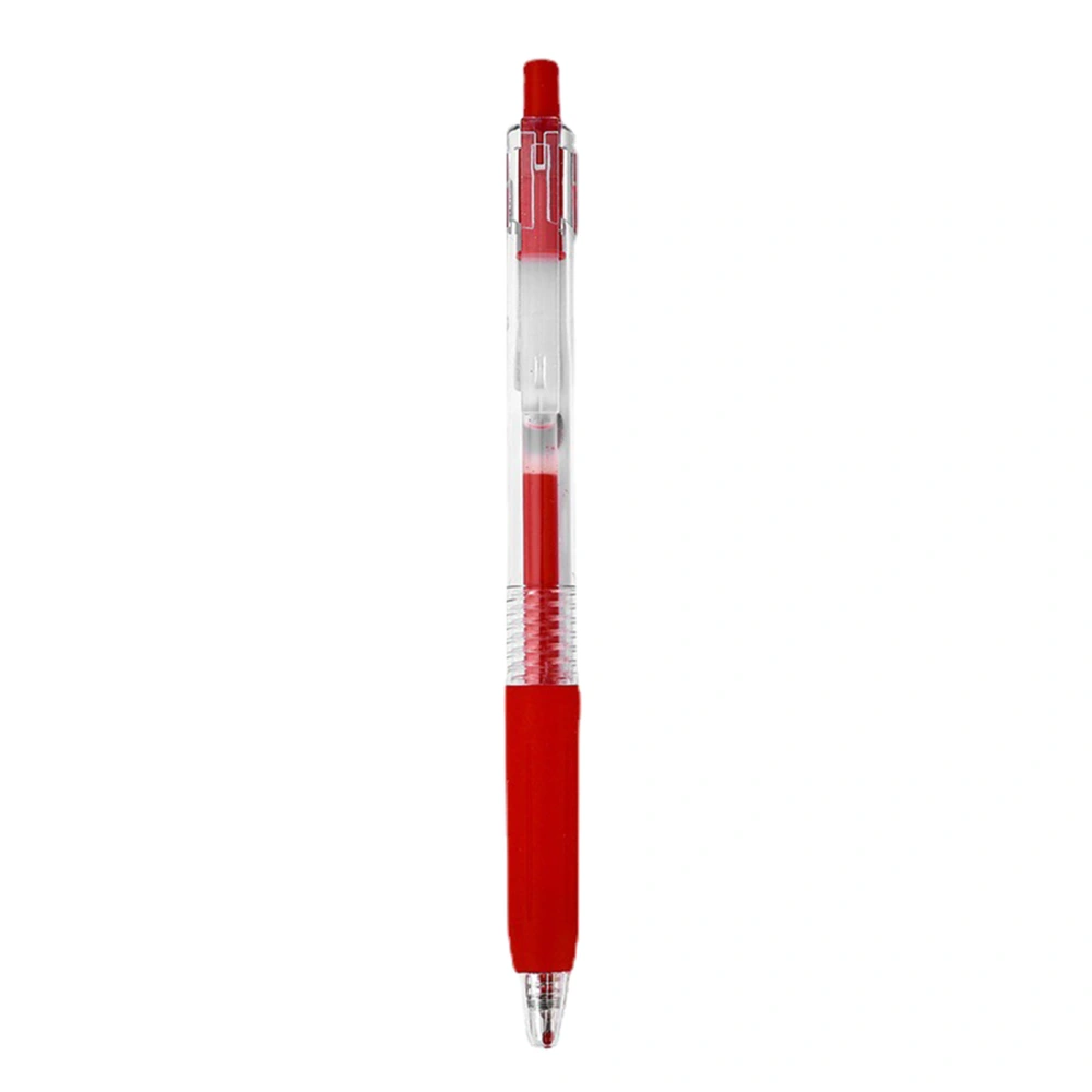 Red Press Pen Carbon Water ST Head Portable Handwriting Pen for Smoothly Clear Writing Students Teachers