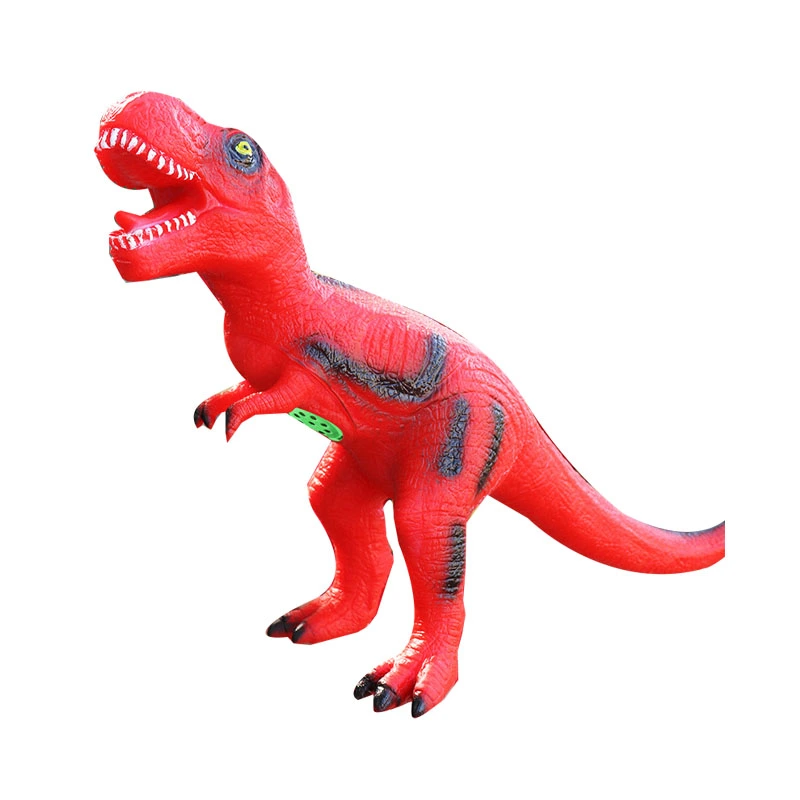 Large Dinosaur Toy Electric Sound Dinosaur Figure Simulation Tyrannosaurus Model for Kid Entertainment Red