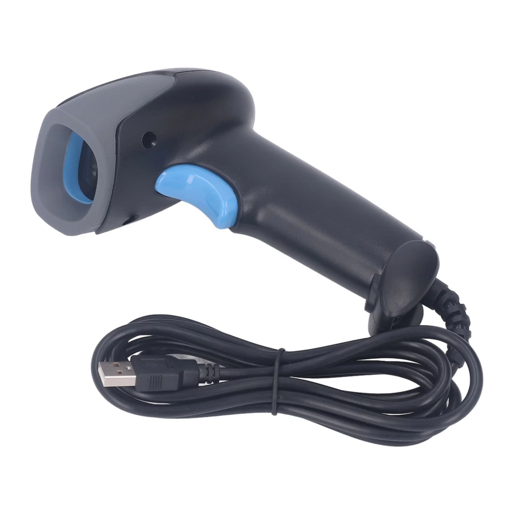 Wired Barcode Reader Handheld 2D QR Barcode Scanner for Logistics Express Delivery