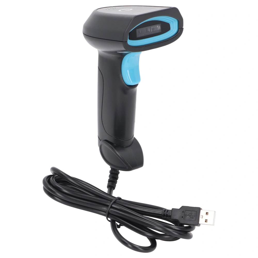 1D Barcode Scanner USB Wired High Accuracy CCD Bar Code Reader for Supermarket Express Delivery Warehouse