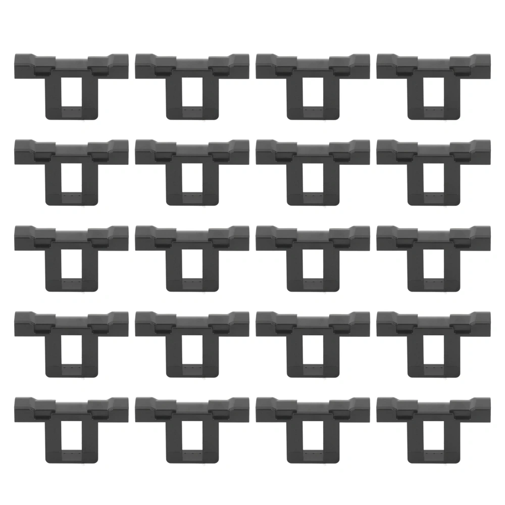 20Pcs Solar Panel Drain Clip Water Guide Buckle Drainage Clamp 35mm ABS for Outdoor