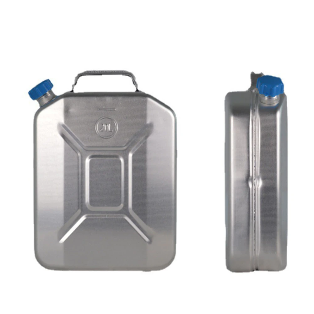 Household Gasoline Tank 2.6 Gallon Aluminum Fireproof Fuel Container Portable Gasoline Can