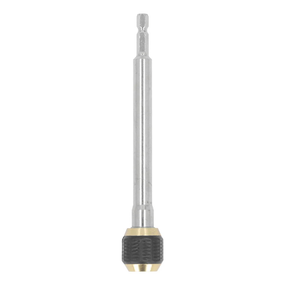 150mm Extension Rod 1/4 Inch Hex Shank Long Handle Magnetic Quick Release Screwdriver Tip Bit Holder