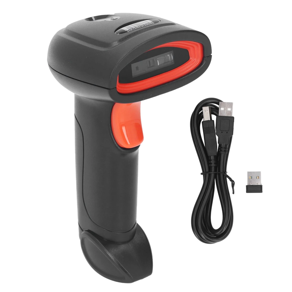 1D Barcode Scanner 2.4G Wireless and Bluetooth Fast Decoding Precise Scanning Handheld CCD Barcode Reader