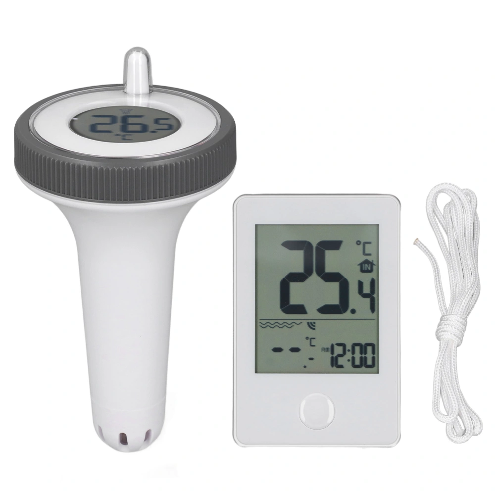 Wireless Pool Thermometer LCD Display 0.1℃ Accuracy Waterproof Digital Floating Thermometer Temperature Meter