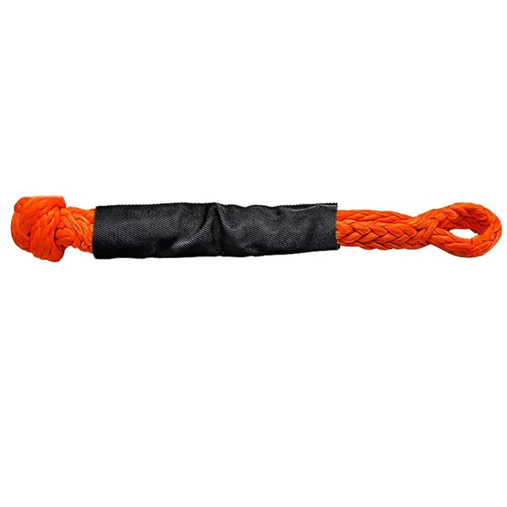 Soft Shackle Recovery Rope 41000lb Breaking Strength 3/5 Inch Synthetic Soft Shackle for Truck