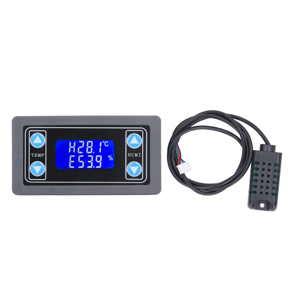 Temperature Humidity Controller Dual Relay Output High Accuracy Digital Thermostat Humidistat Control Module