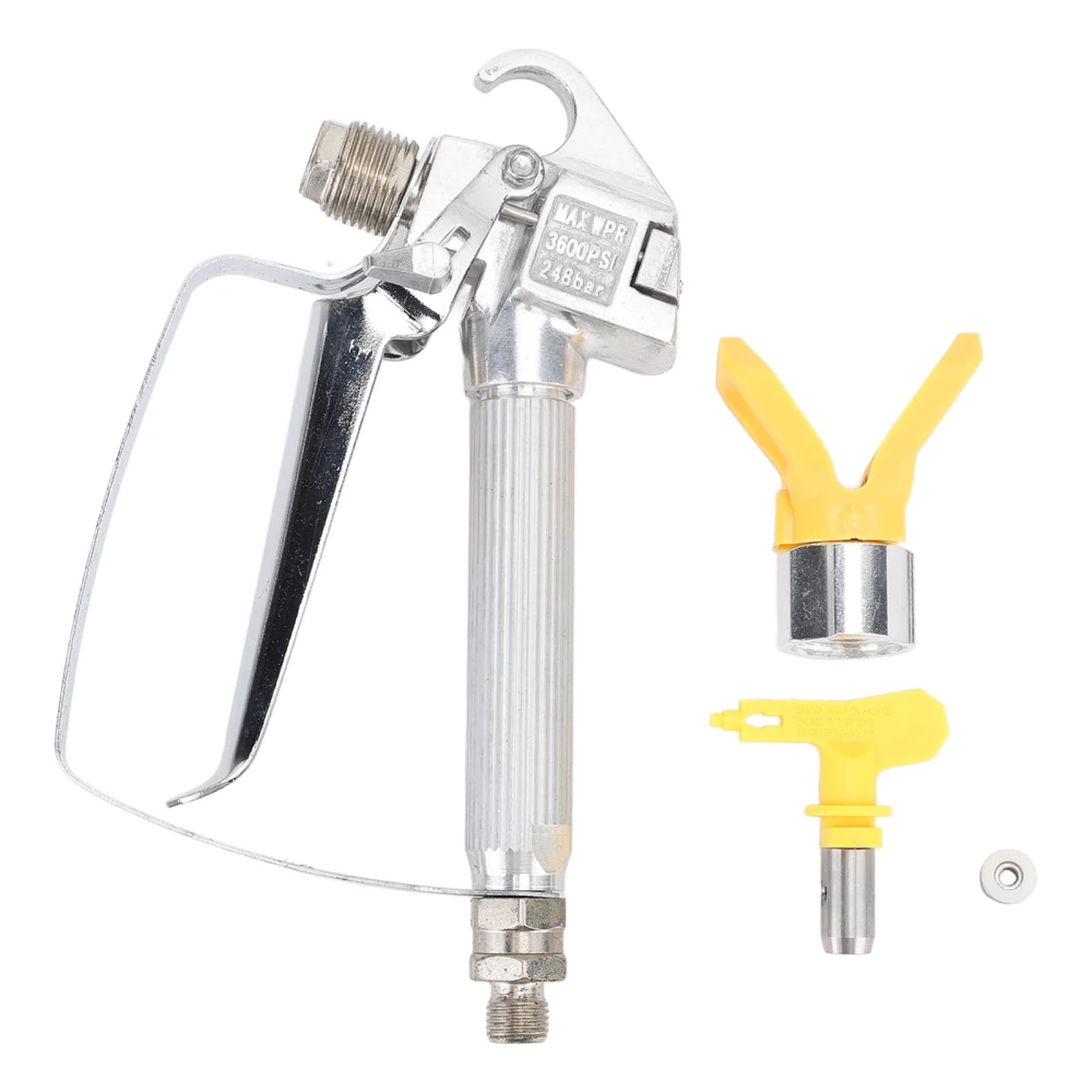 Airless Spray Gun with Nozzle High Pressure Portable Sprayer Gun for Spraying Paint Putty Latex