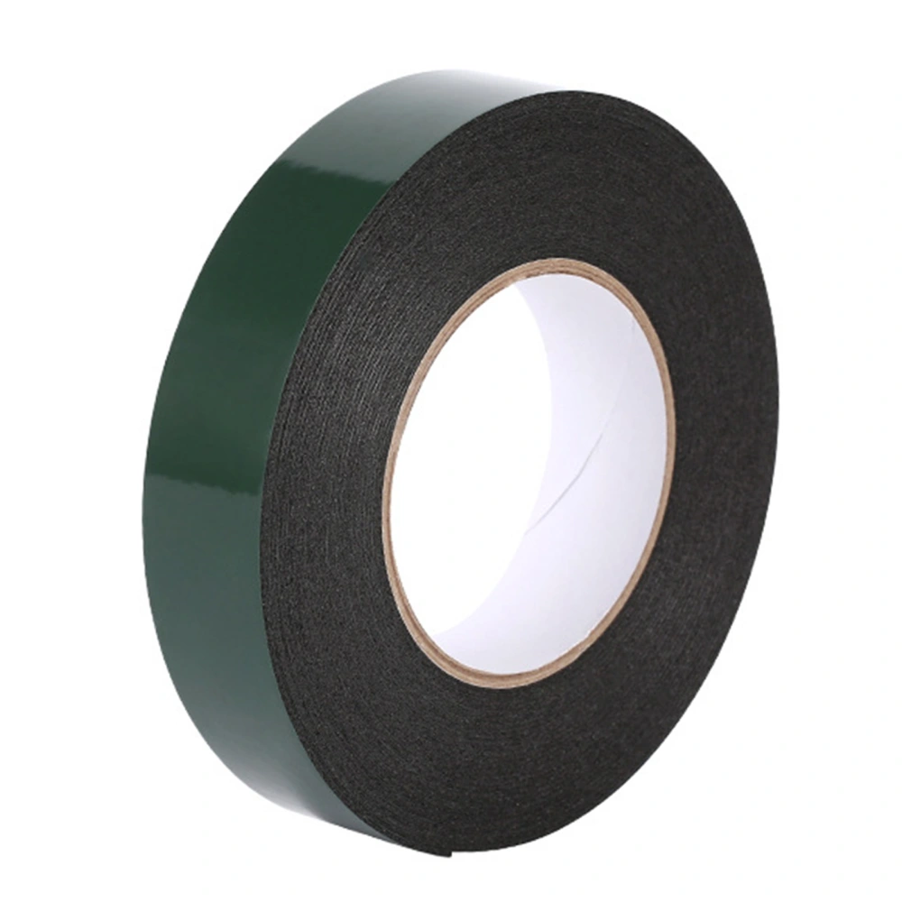 PE Foam Tape Strong Adhesive High Temperature Resistant Soft Green Film Foam Tape for Car Black