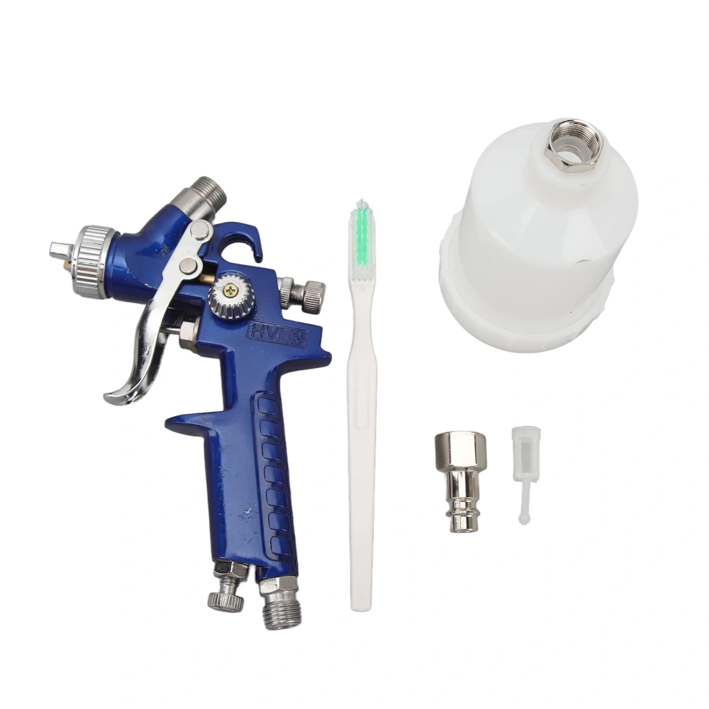 Air Spray Gun HVLP Gravity Feed Pneumatic Paint Sprayer Spraying Tool for Wood Metal Plastic