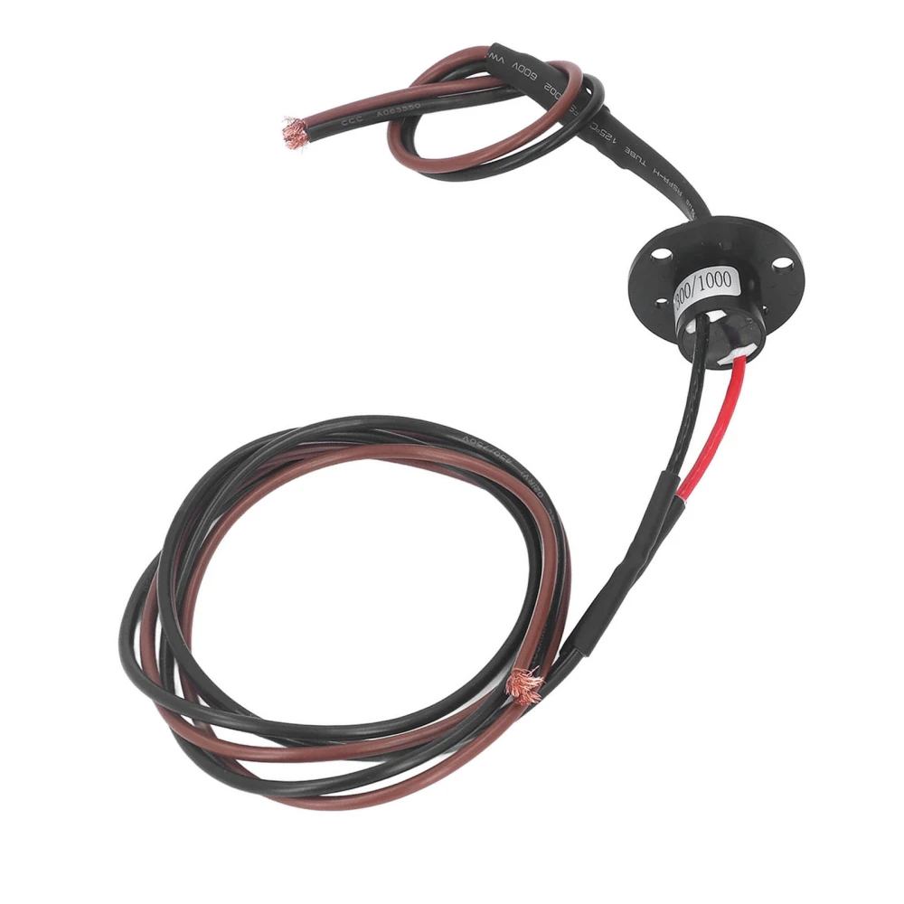 Electrical Slip Ring 2 Road 20A 250RPM Rotary Electrical Contact Conductive Ring Collector