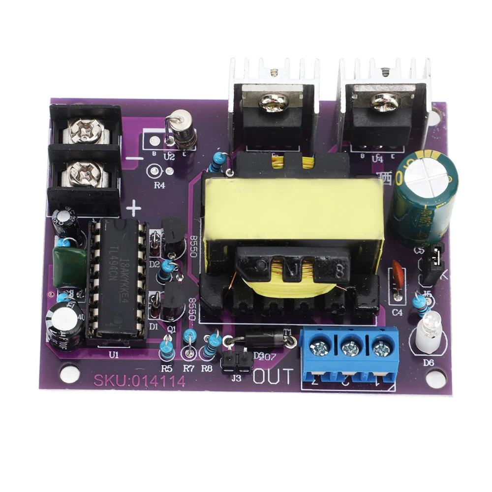 DC to AC Boost Module Voltage Step Inverter Board 24V Input 0V Output 100W for Machine