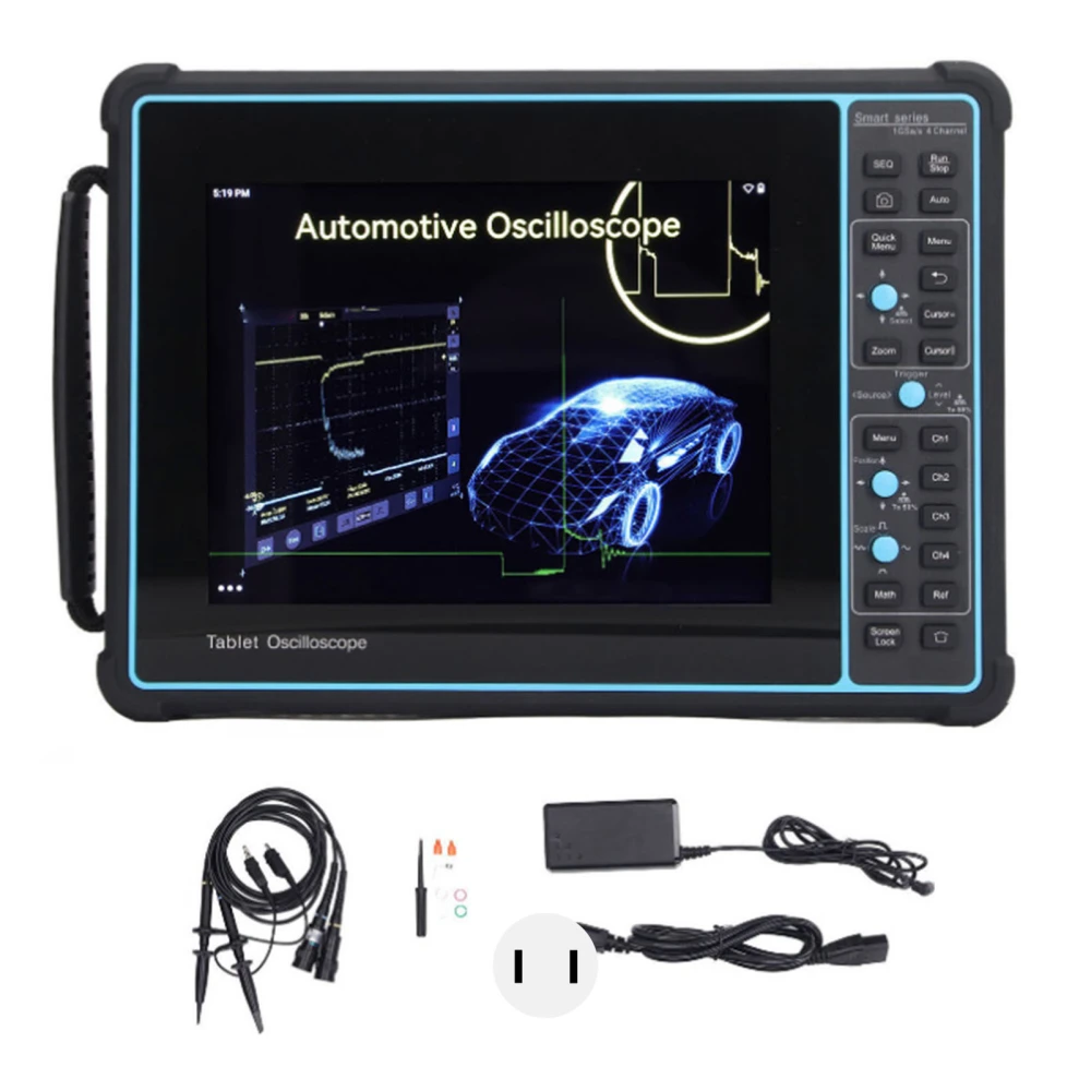 Digital Oscilloscope 2 Channel 200MHz Bandwidth 70Mpts 1GSa/s Sampling Rate 100‑240V US Plug