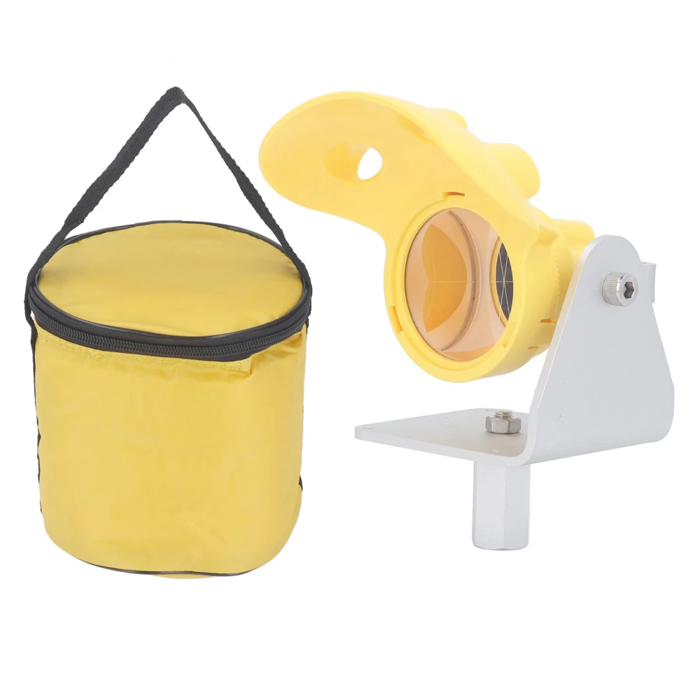 Surveying Prism Set K9 Glass High Accuracy Prism Reflector with Protective Shell for Total Station