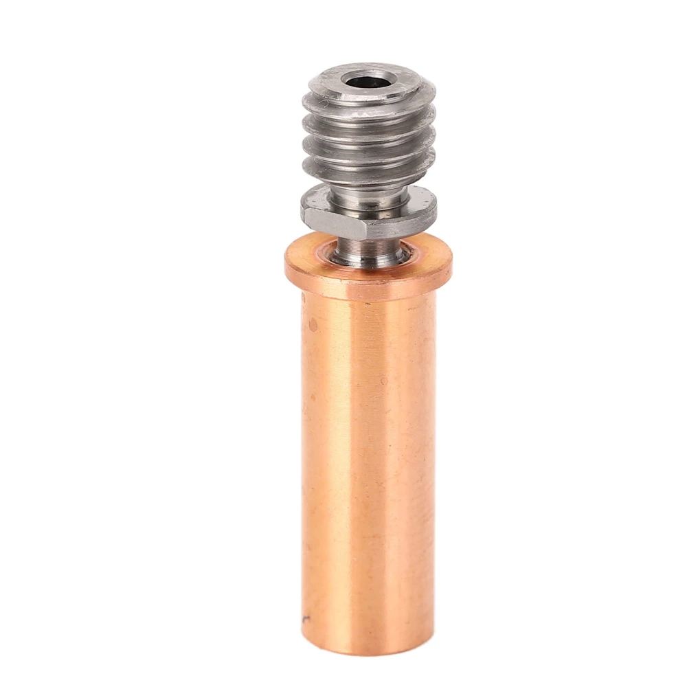 Heat Break Throat Titanium Alloy and Copper Plated Bimetal Throat Nozzle for 3D Printer