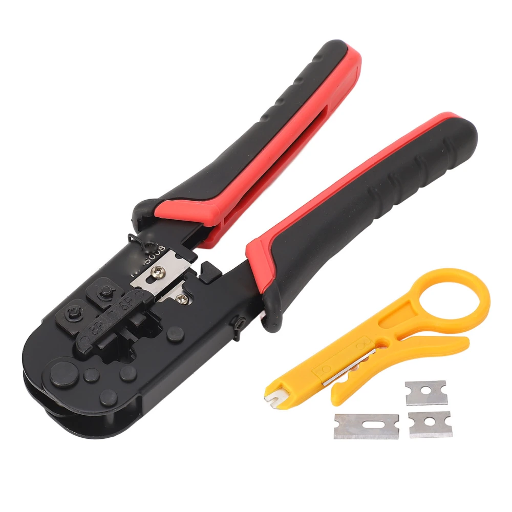 Crimping Pliers 8P 6P RJ Connector Crimper Wire Cutter Stripper Tool for Network Cable