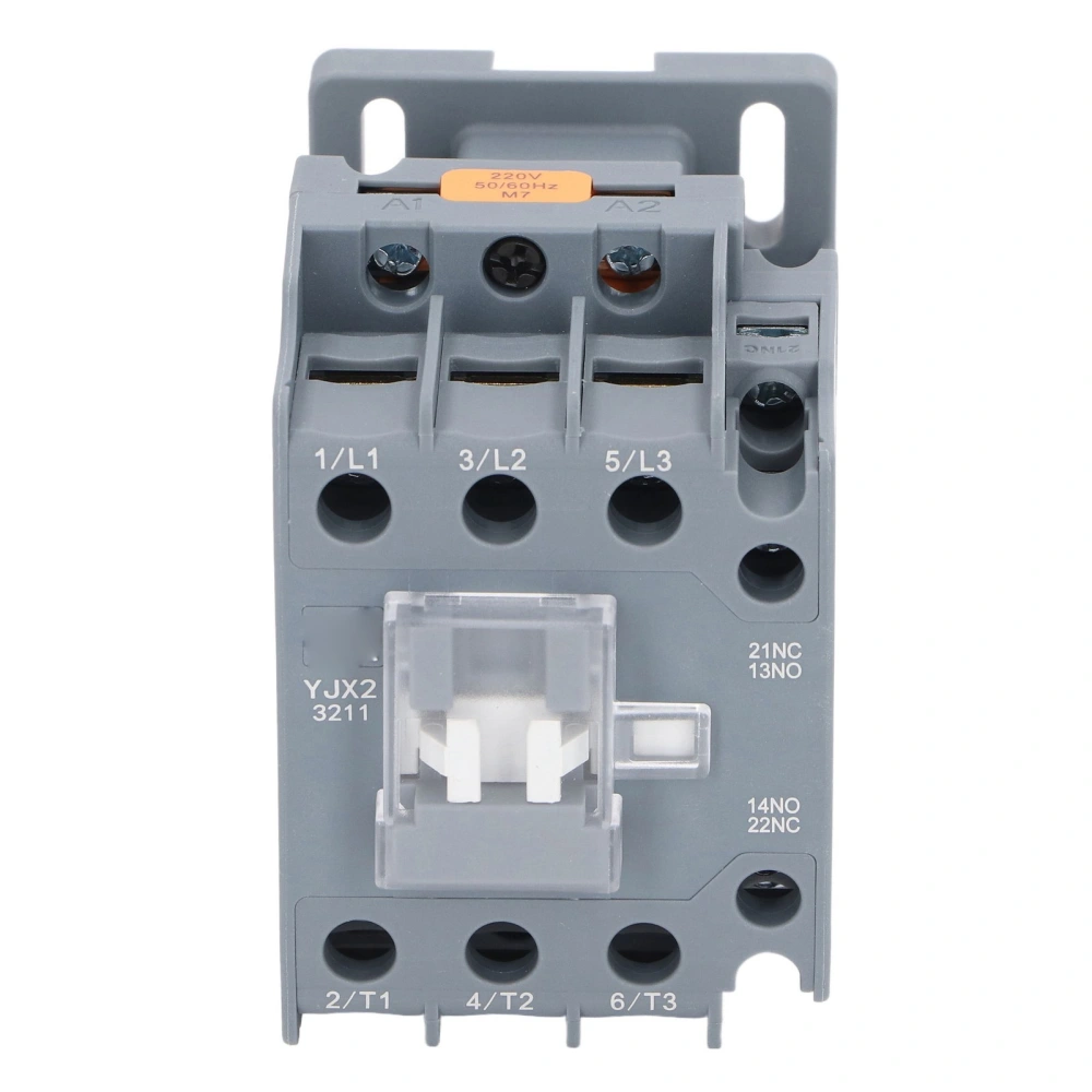 AC Contactor Copper Coil 3 Phase 1 NO 1 NC Silver Contact Circuit Switch Controller 32A 220V