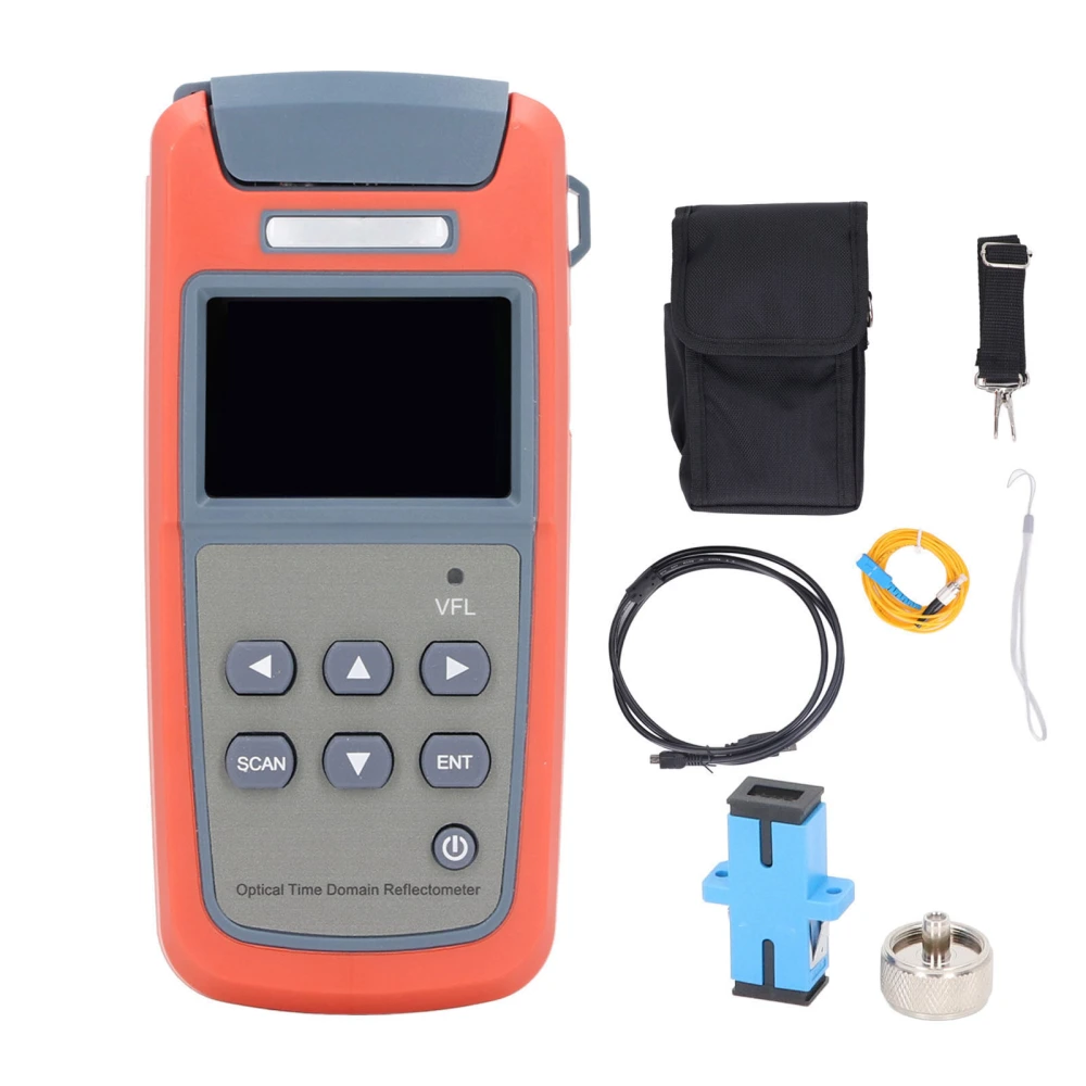 Fiber Optic Cable Tester 5 In 1 Handheld Portable OTDR Single Mode APC Port Fiber Light Power Meter