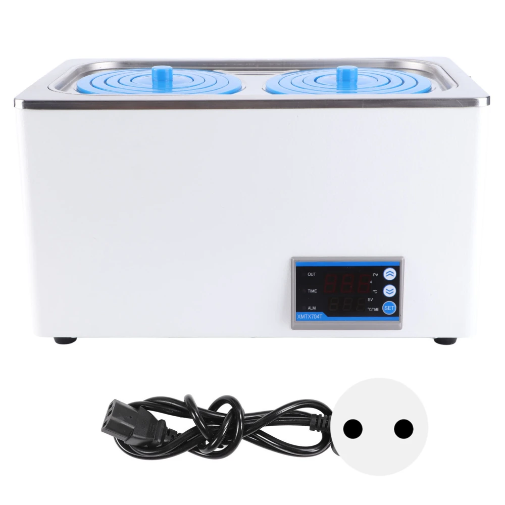 Digital Thermostatic Water Bath Heater Constant Temperature 7L Laboratory Supplies 1 Chamber with 2 Openings EU Plug 220V