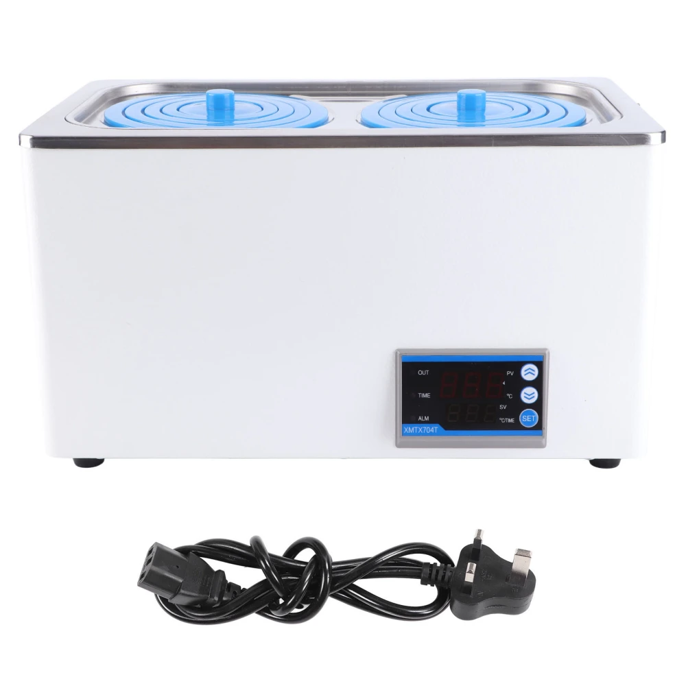 Digital Thermostatic Water Bath Heater Constant Temperature 7L Laboratory Supplies 1 Chamber with 2 Openings UK Plug 220V