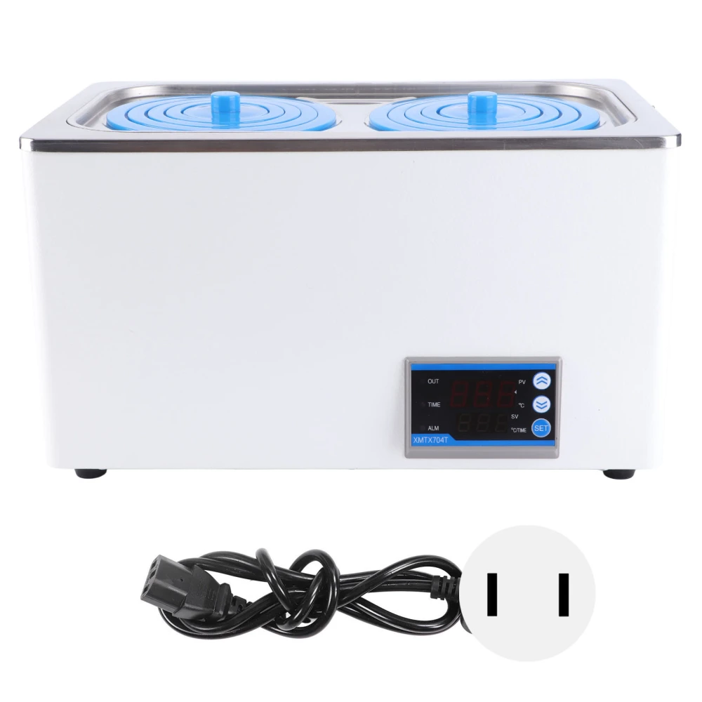 Digital Thermostatic Water Bath Heater Constant Temperature 7L Laboratory Supplies 1 Chamber with 2 Openings US Plug 110V