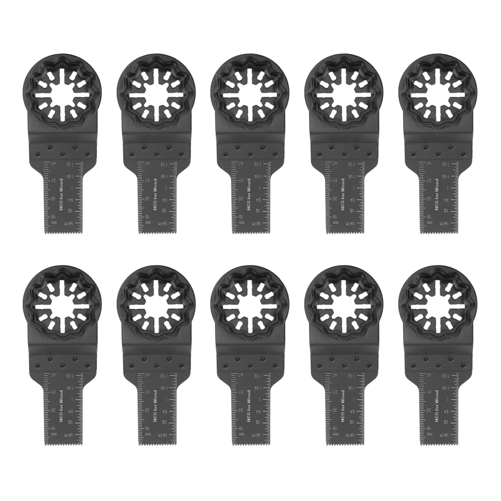 10PCS Oscillating Saw Blade 20mm Universal Metal Wood Oscillating Multitool Saw Blades for Bosch