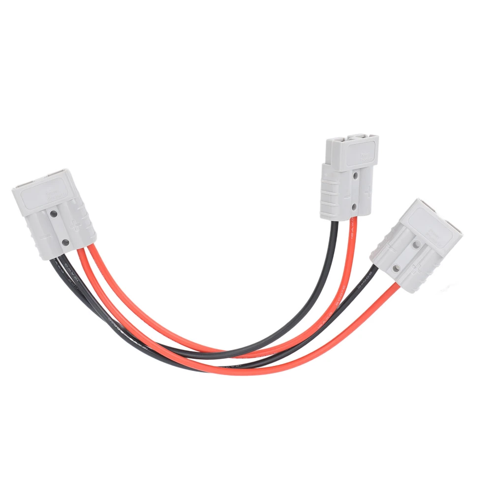 600V 50A Electric Forklift Charging Plug Cable PC Shell Copper Pin Battery Charger Connector 6 to 12 AWG