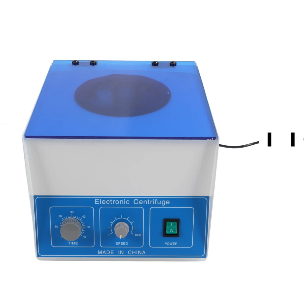 Desktop Centrifuge 2770xg 4000r/min 100ml X 4 Electric Laboratory Centrifuge Machine with Timer Speed Control US Plug 110V