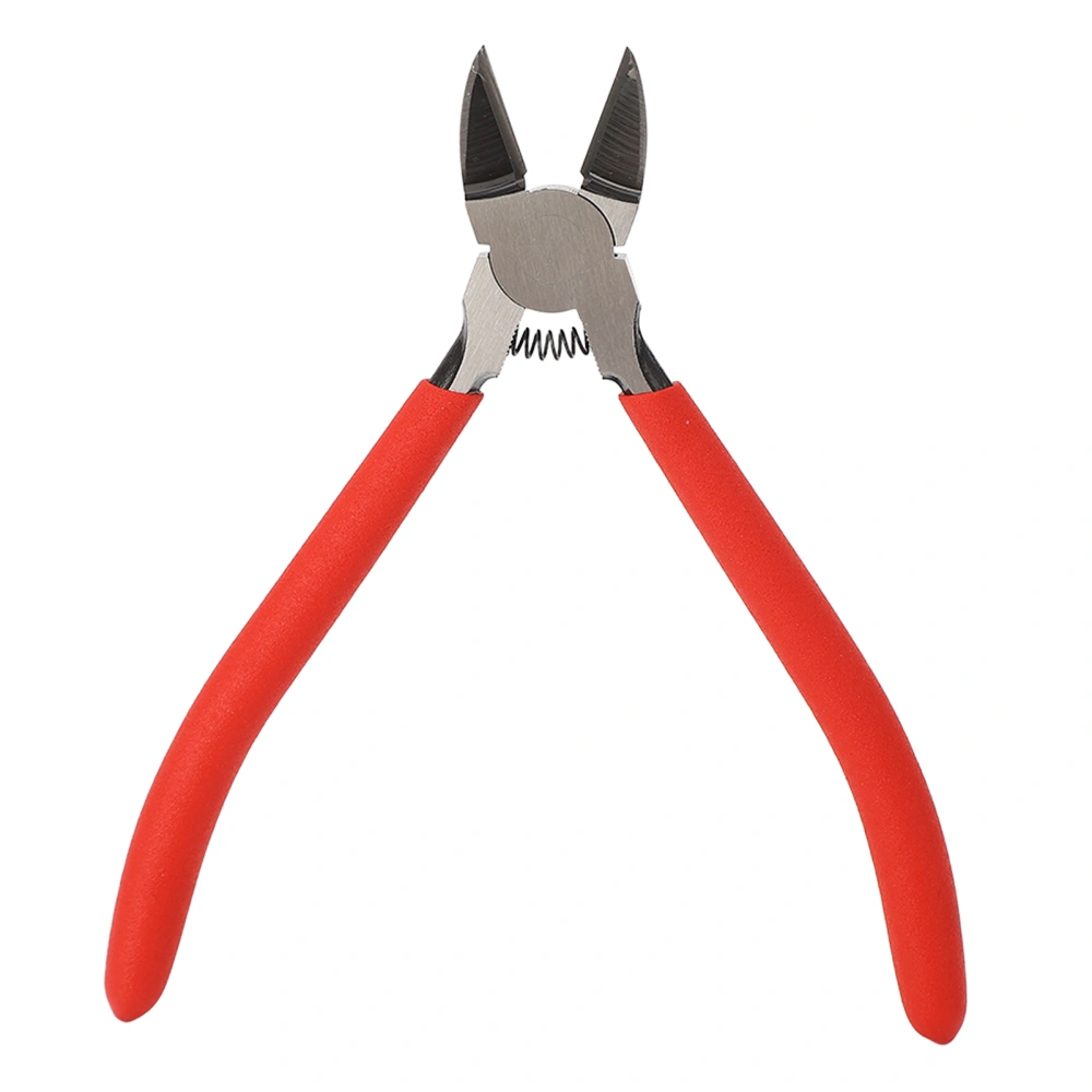 6 Inch Cutting Pliers Chrome Vanadium Steel Spring Wire Cutter for 5mm Resin Plastic 2.6mm Copper 1.5mm Iron Wire