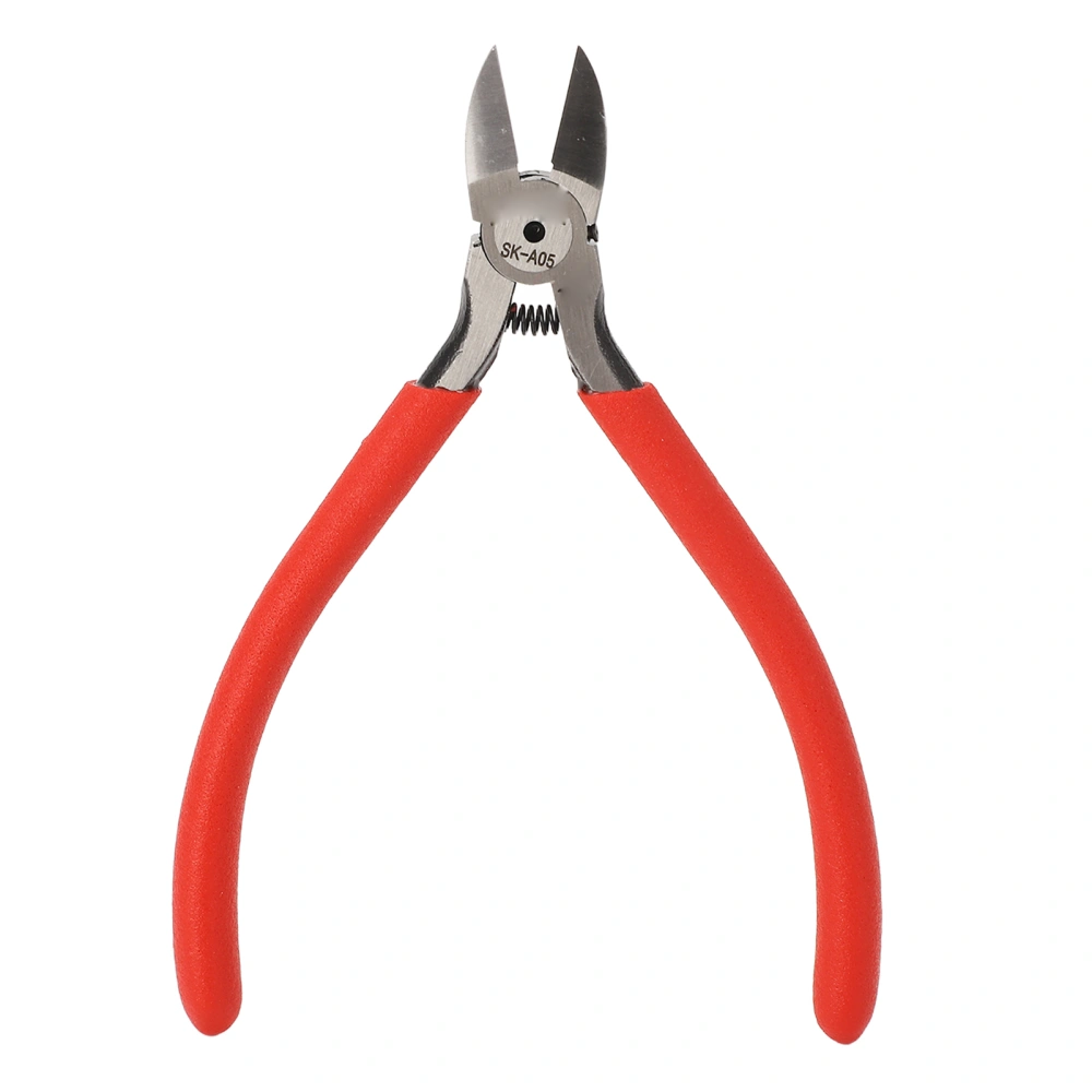 Diagonal Pliers 5in 23 Degree Cutting Blade Wire Cutting Stripping Tool with Reset Spring