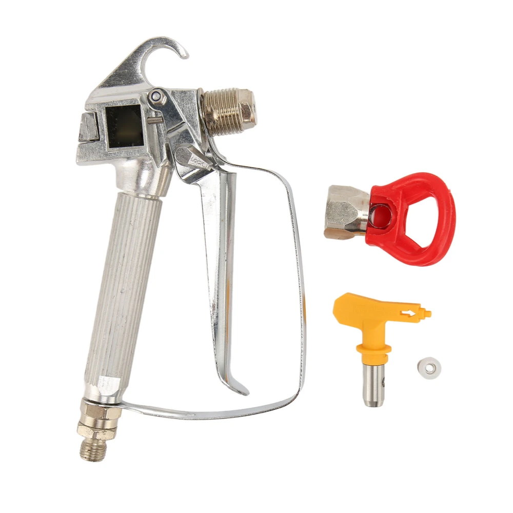 Airless Paint Spray Gun Aluminum Alloy High Efficiency Latex Paint Sprayer for Home Decoration Auto Maintenance