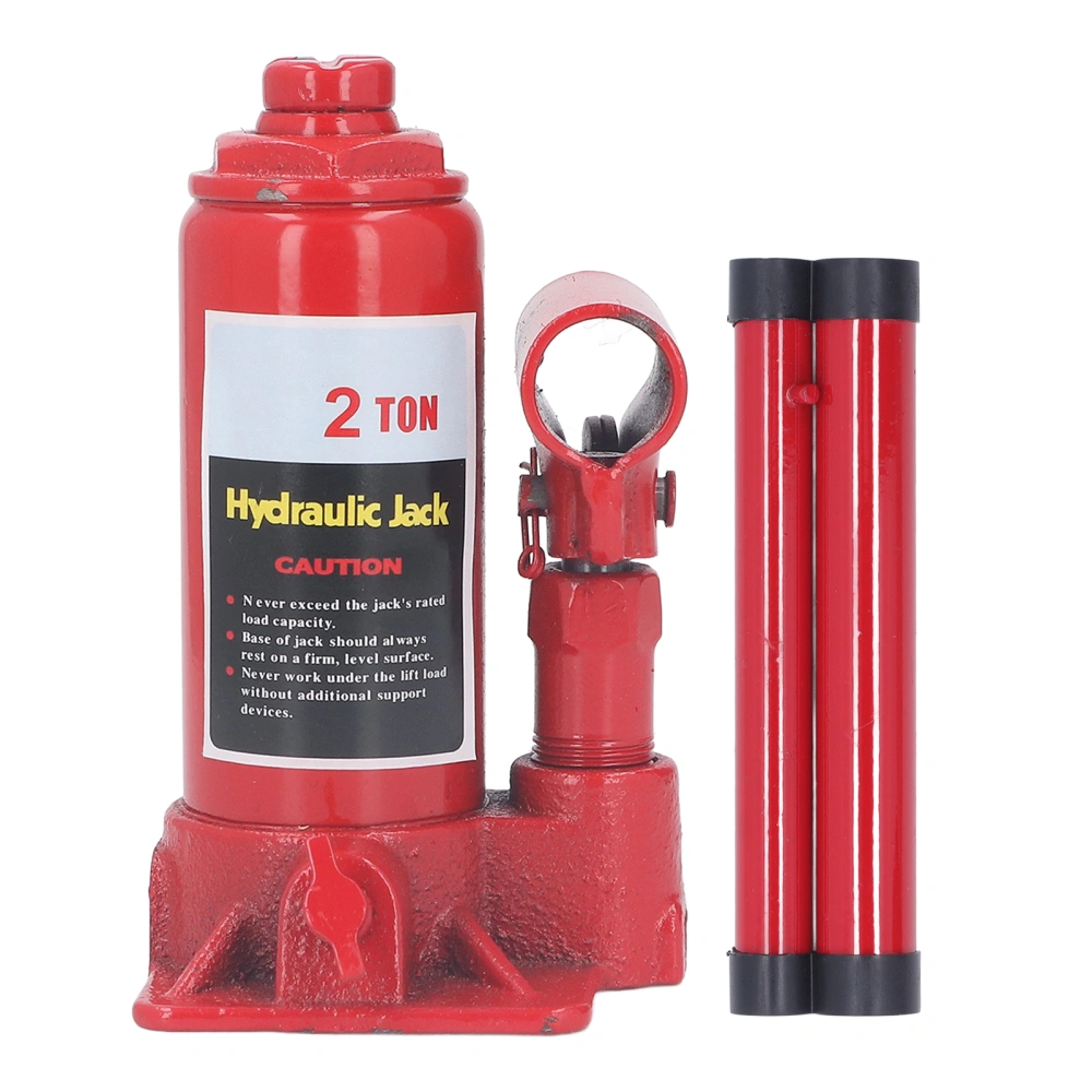 2 Ton Hydraulic Jack with Lever Handle Lifting Cylinder Vertical Jack for Industrial Machinery Vehicle Repair