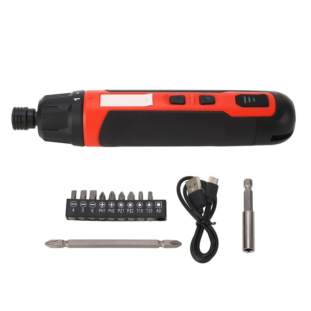 Electric Screwdriver 360RPM 6 Gear Torsion Forward Reverse Rotatable Rechargeable Mini Power Screwdriver Set