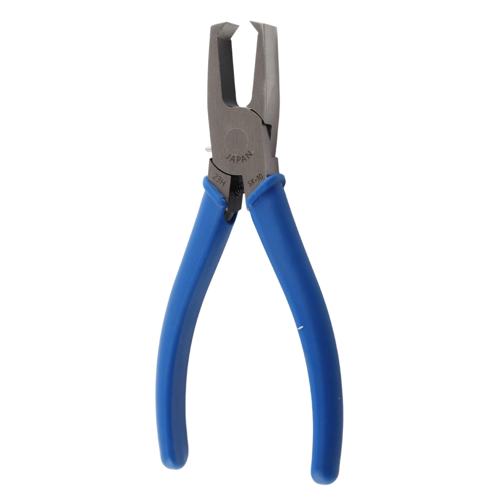 Soft Wire Pliers 5.7in Wear Resistant Blade Rubber Handle Spring Reset Micro Nipper Wire Cutter for 4mm Resin Plastic