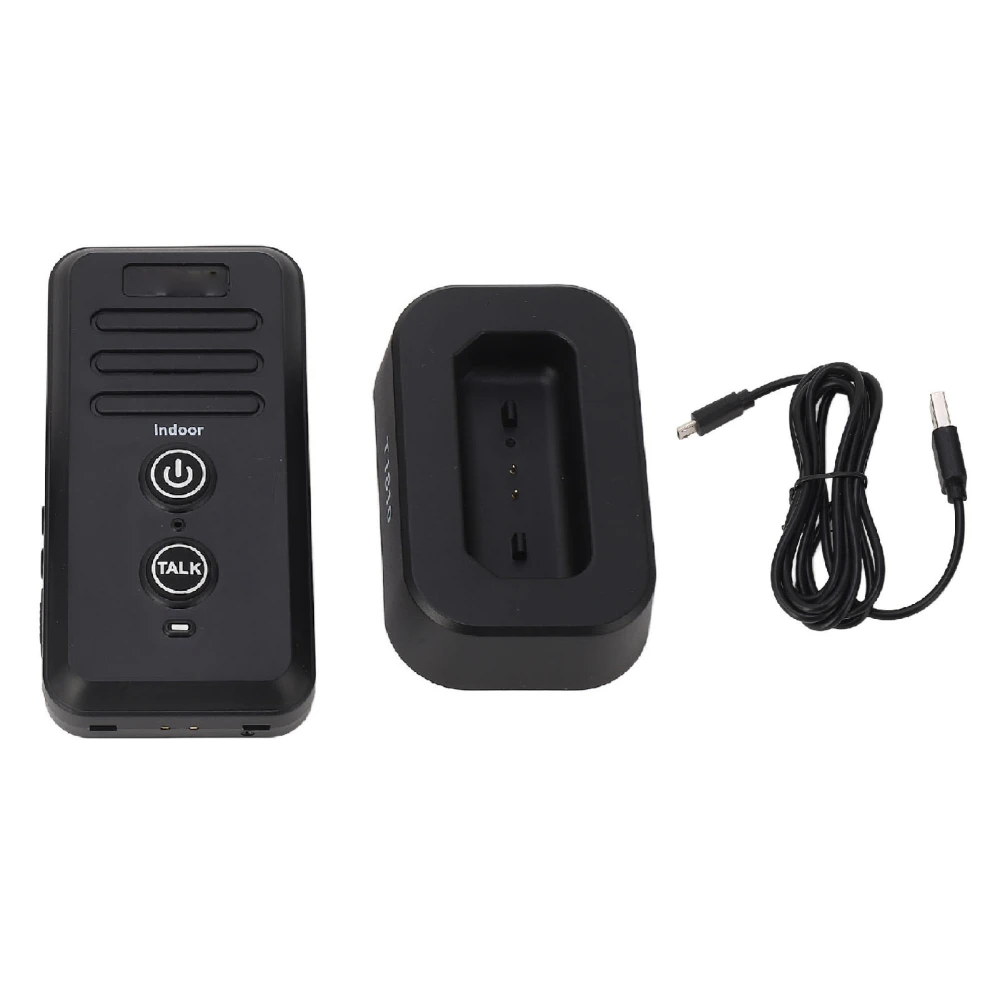 Voice Intercom Doorbell Wireless Indoor Talk Home Security Access Control System Black 1500m Distance