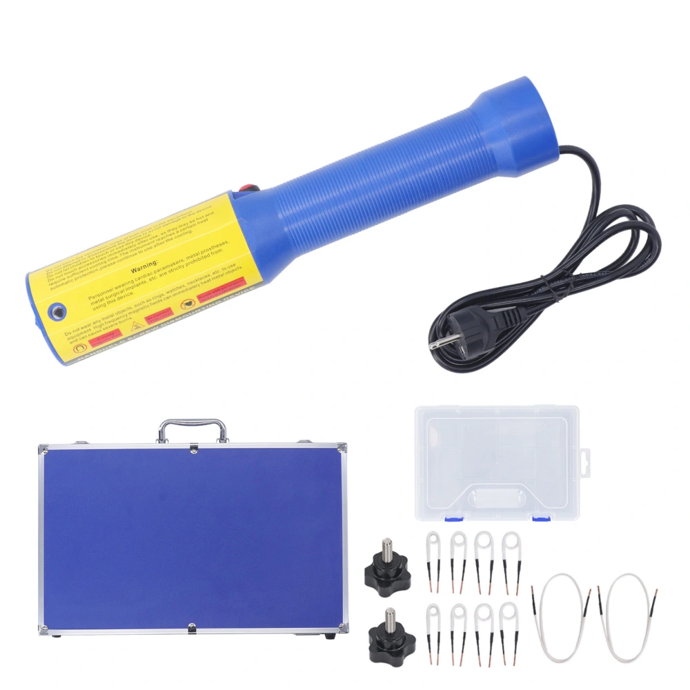 Magnetic Induction Heater Kit 1500W Flameless Heat Bolt Buster Tool Rusty Screws Nuts Remove Heater with 10 Coils EU Plug 220V 8A