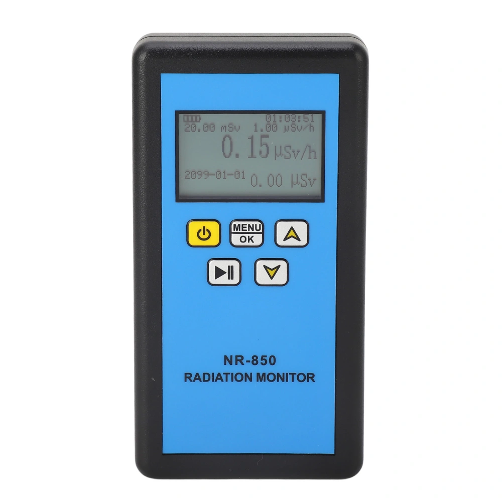 Radiation Dosimeter with LCD Display X γ β Rays Detector Handheld Geiger Counter Radiation Monitor NR‑850