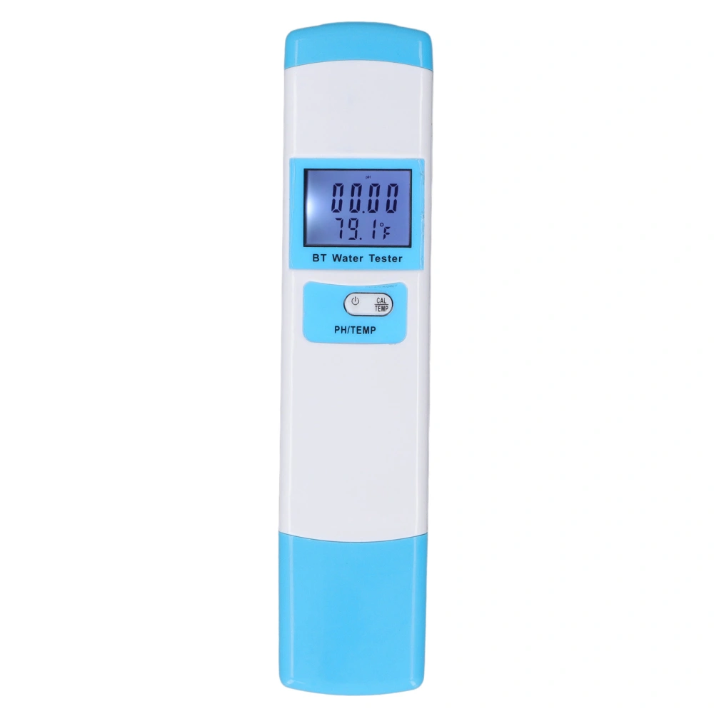 Bluetooth Water Quality Monitor PH Temperature Test Pen High Accuracy Water Tester for Aquarium Spa Center