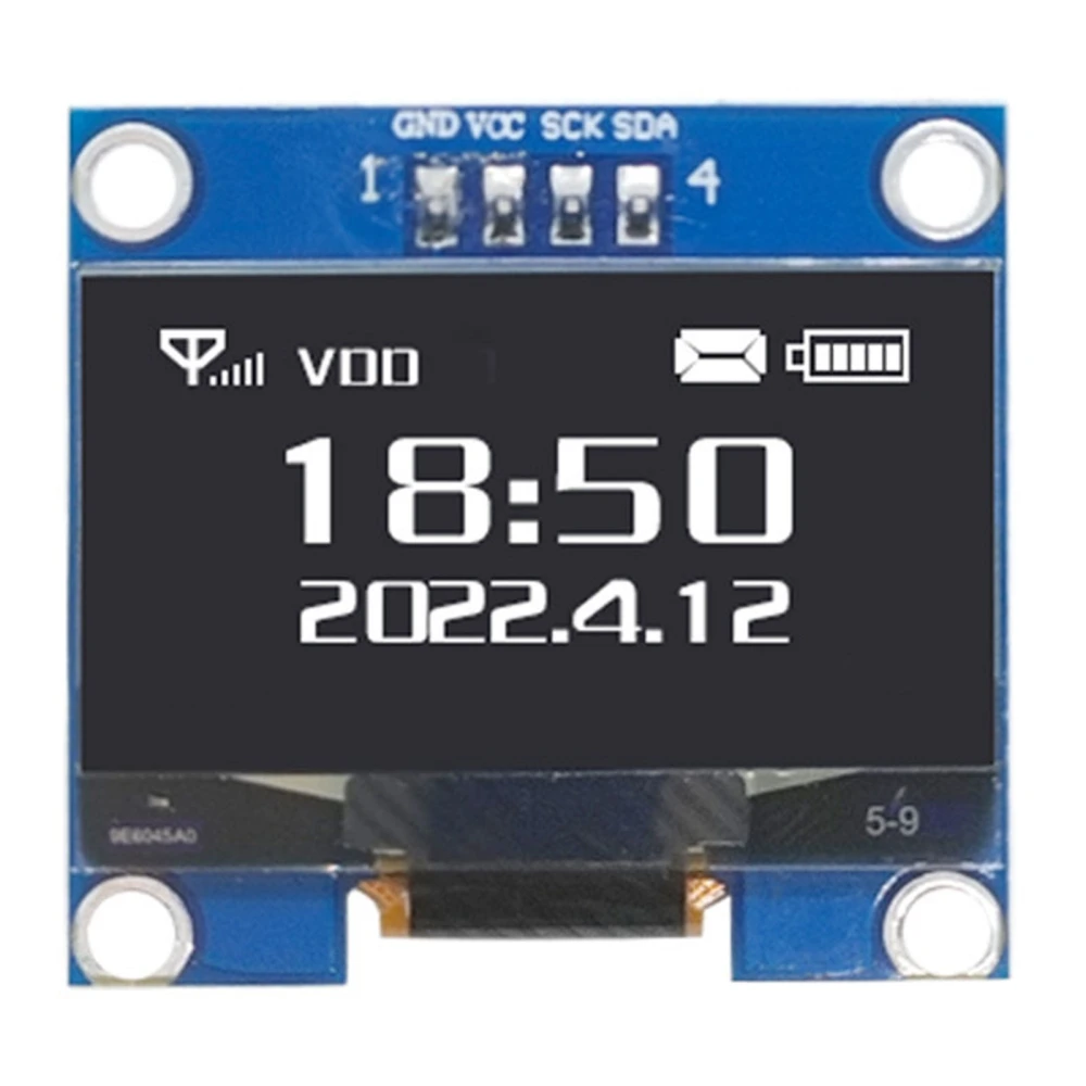 1.3 Inch Display Screen 128x64 Organic Light Emitting Diode CH1116 Chip IIC Interface Display Module