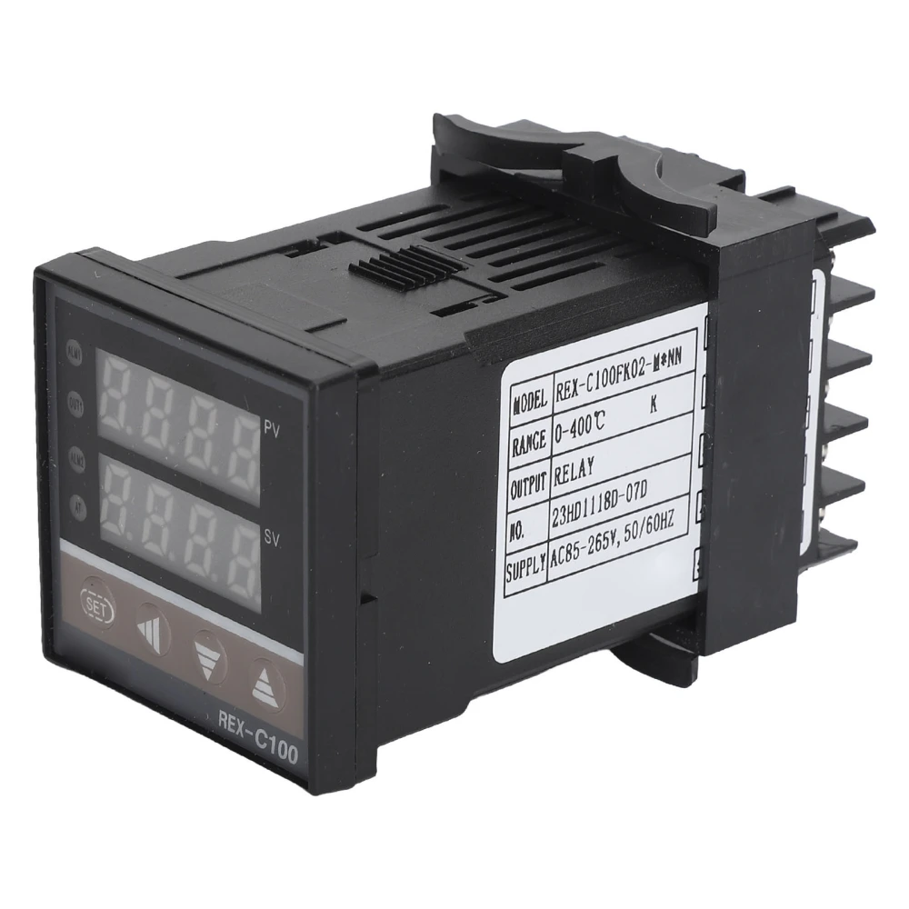 Temperature Controller PID Intelligent Digital Control Instrument K Type Input Relay Output AC85‑265V